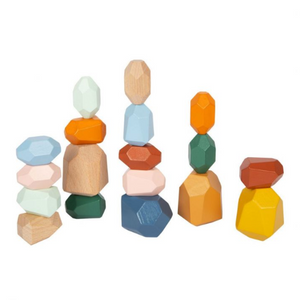Small Foot Wooden Balance Blocks Safari