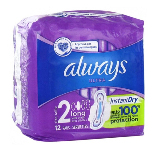 Always Sensitive Serviettes Size 2 x12