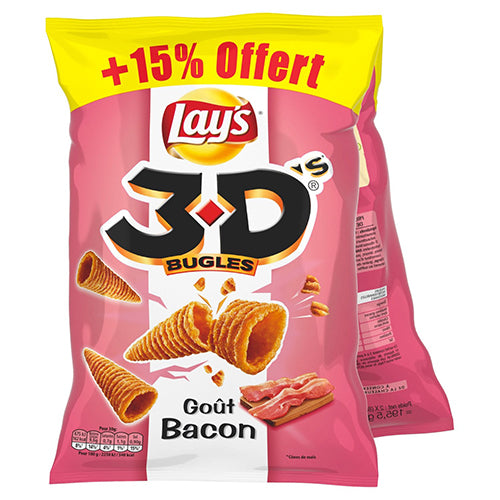3D's Bugles Gout Bacon 2x85g +15%