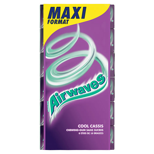 Airwaves Cool Cassis 6x10 dragees 84gr