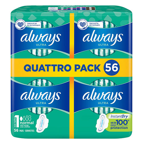 Always Ultra Serviettes Hygienique Taille 1 x56