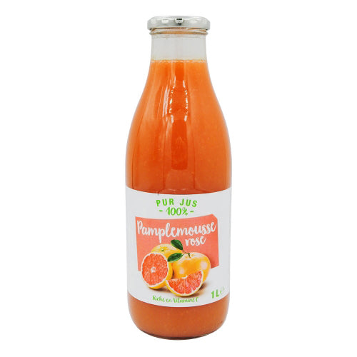 Pur Jus de Pamplemousse Rose 1L.