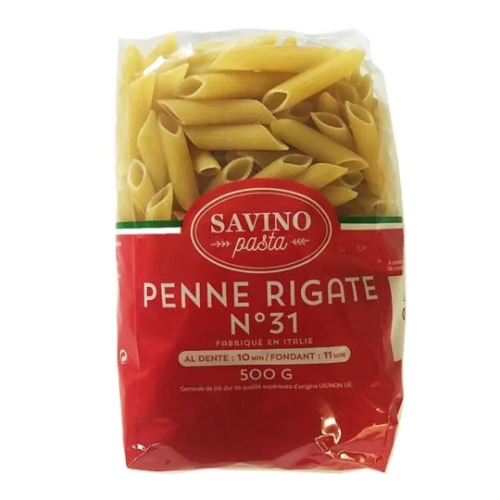 Savino Pates Penne Rigate N31 - 500gr