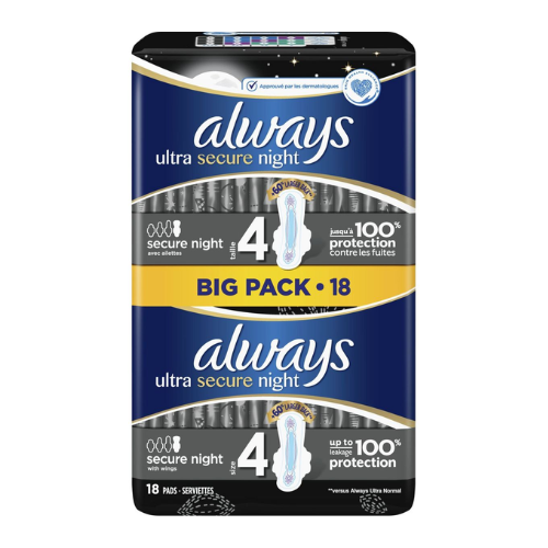 Always Ultra Secure Night T4 x18