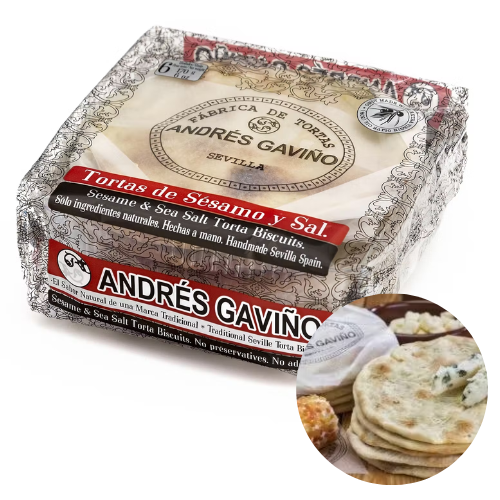 Andres Gavino Galettes Sesame et Sel de Mer x 6 170gr