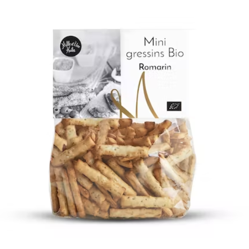 Baron & Chassaing Mini Gressins Bio au Romarin 150gr