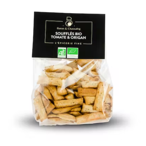 Baron & Chassaing Souffles Bio Tomate et Origan 120gr