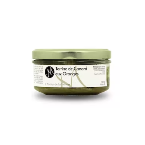 Mille et Une Huiles Terrine de Canard a l'Orange 130gr