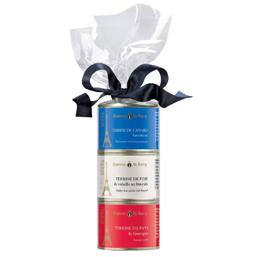 Comtesse du Barry Baguette tricolore 3 terrines 210gr
