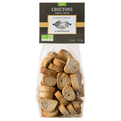 La Chanteracoise Croutons Special Soupe au Poivre de Madagascar 100gr