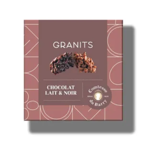 Comtesse du Barry Granits Chocolat Lait & Noir 90gr