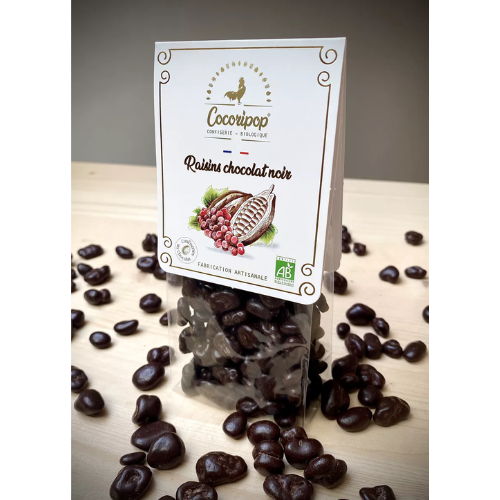 Cocoripop Raisins Chocolat Noir 100gr