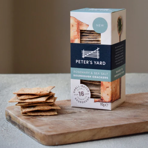 Peter's Yard Rosemary & Sea Salt Crackers 90gr