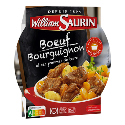 William Saurin Boeuf Bourguignon et ses Pommes de Terre 300gr