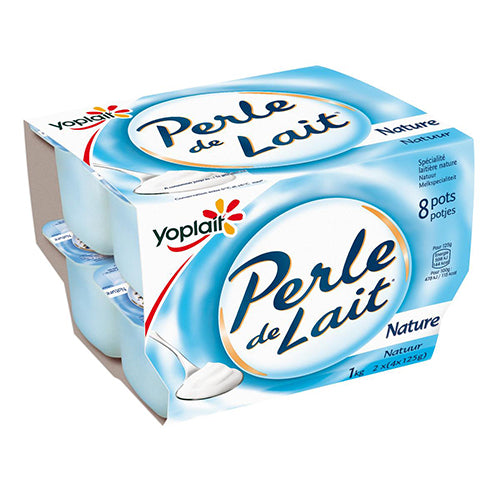 Yoplait Perle de Lait Nature PC 8x125g