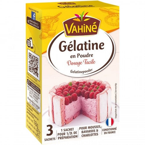 Vahine Gelatine en Poudre 3 Sachets 18gr