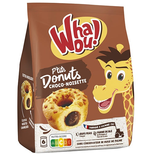 Whaou Les Petits Donuts Choco Noisette x6 180gr