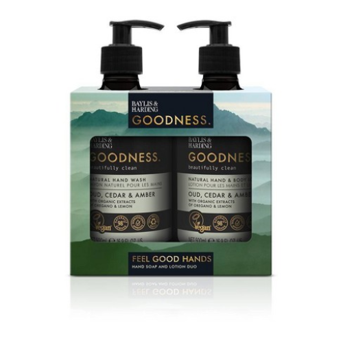 Baylis & Harding Goodness Savon Mains et Creme Mains 2 x 500ml